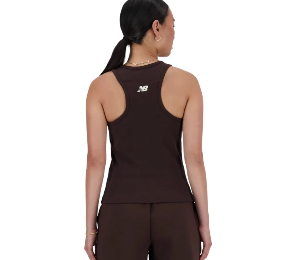 Linear Heritage Rib Knit Racer Tank